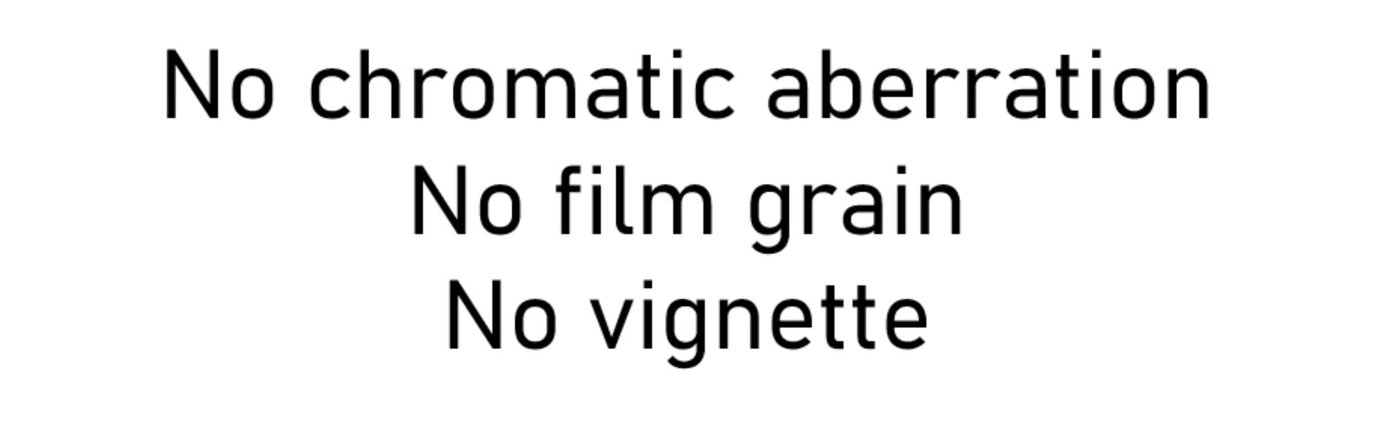Disable chromatic aberration and film grain and vignette v1.0