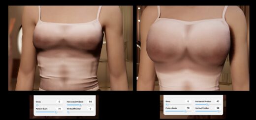 Semi-Transparent Shirt Texture v1.0
