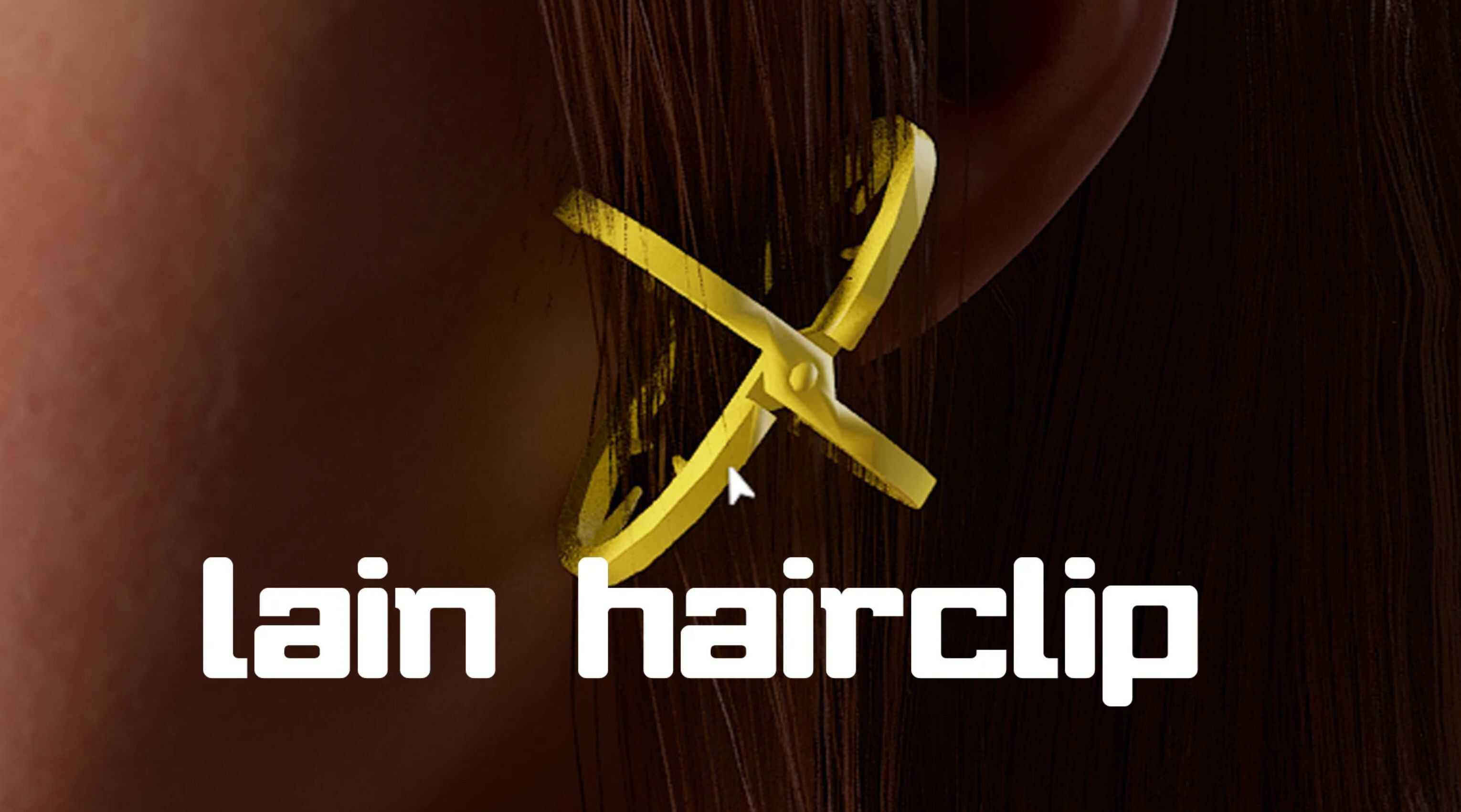Serial Experiments Lain Hairclip v1.0