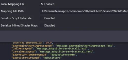 inZOI Mappings v1.0