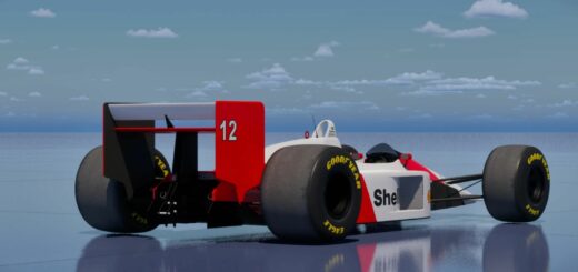 McLaren Honda MP4-4 A. Senna F1 Car v1.0
