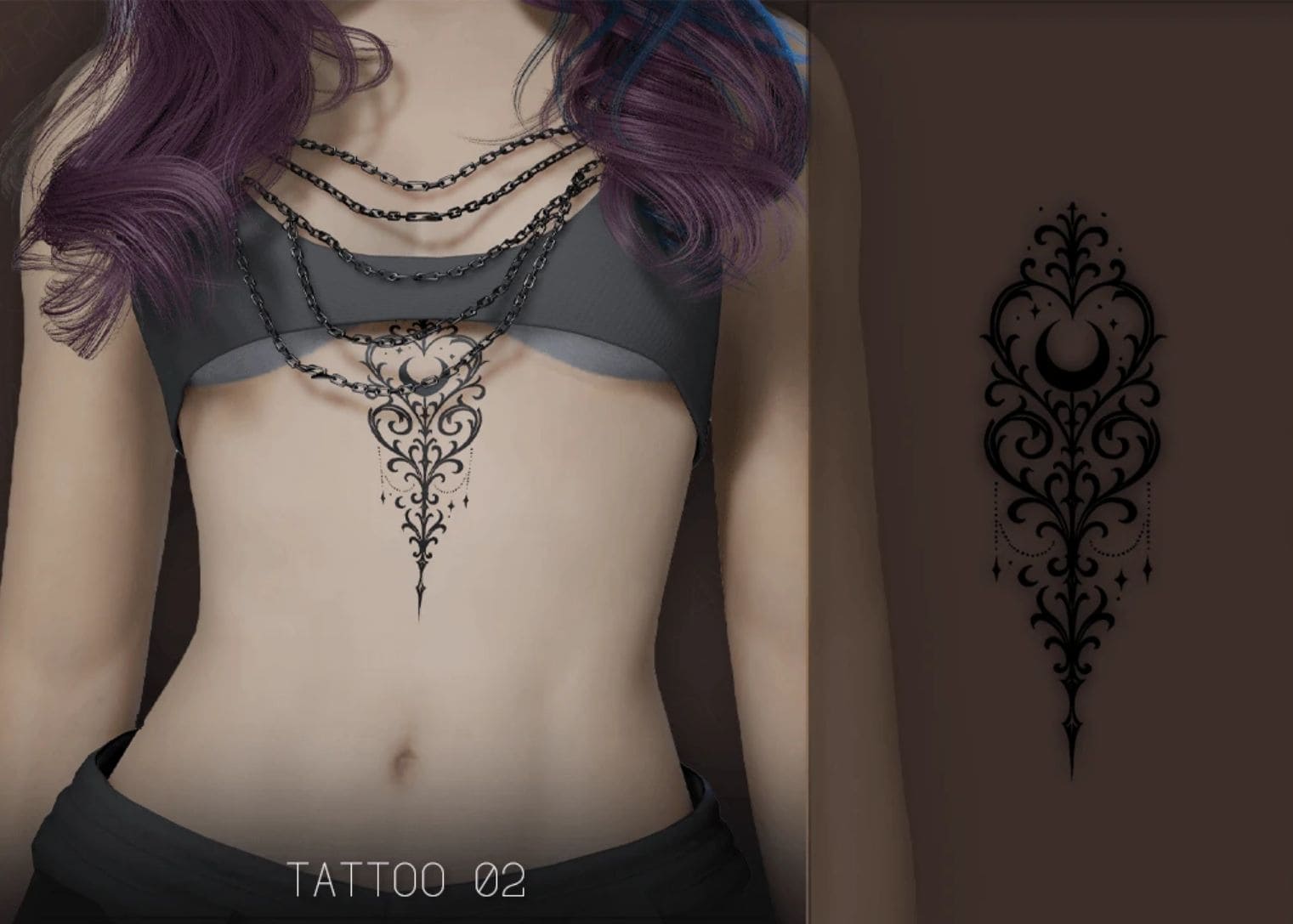 Floral Tattoo N2 v1,0