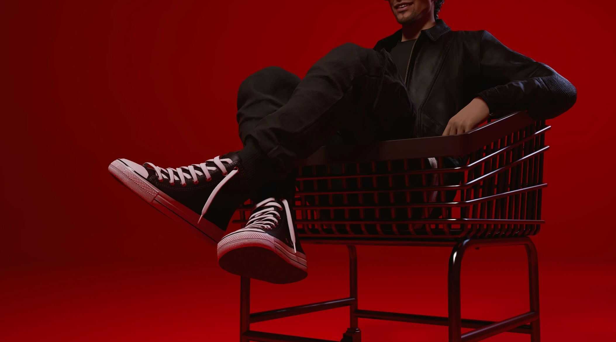 High Top Sneakers. v1.1